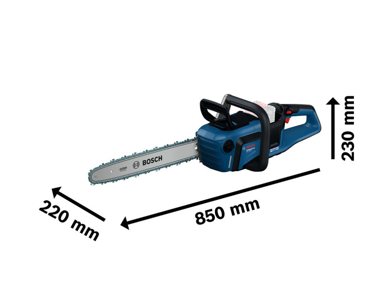 Akumulatorska verižna žaga Bosch GKE 18V-40, 06008D3040